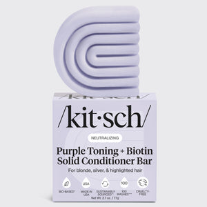 Conditionneur tonique violet pour cheveux colorés et gris