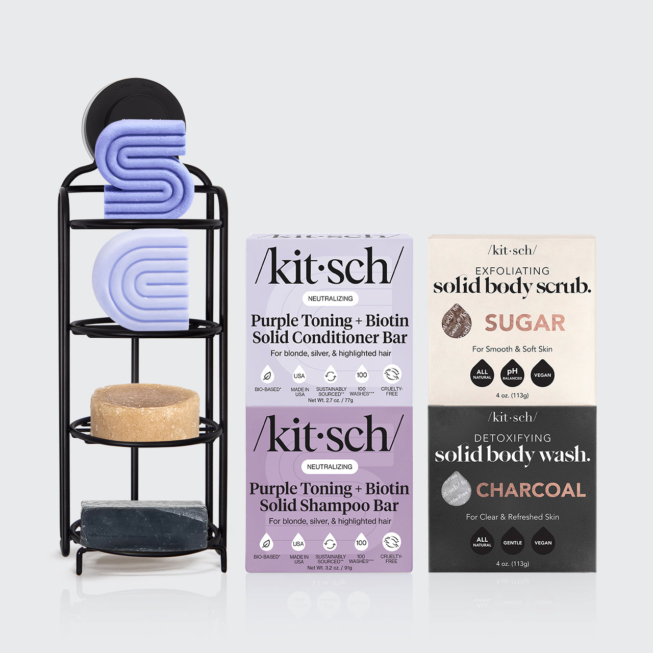 Stellen Sie Ihr Shampoo-Set zusammen – inkl. GRATIS selbstentleerendem Duschkorb