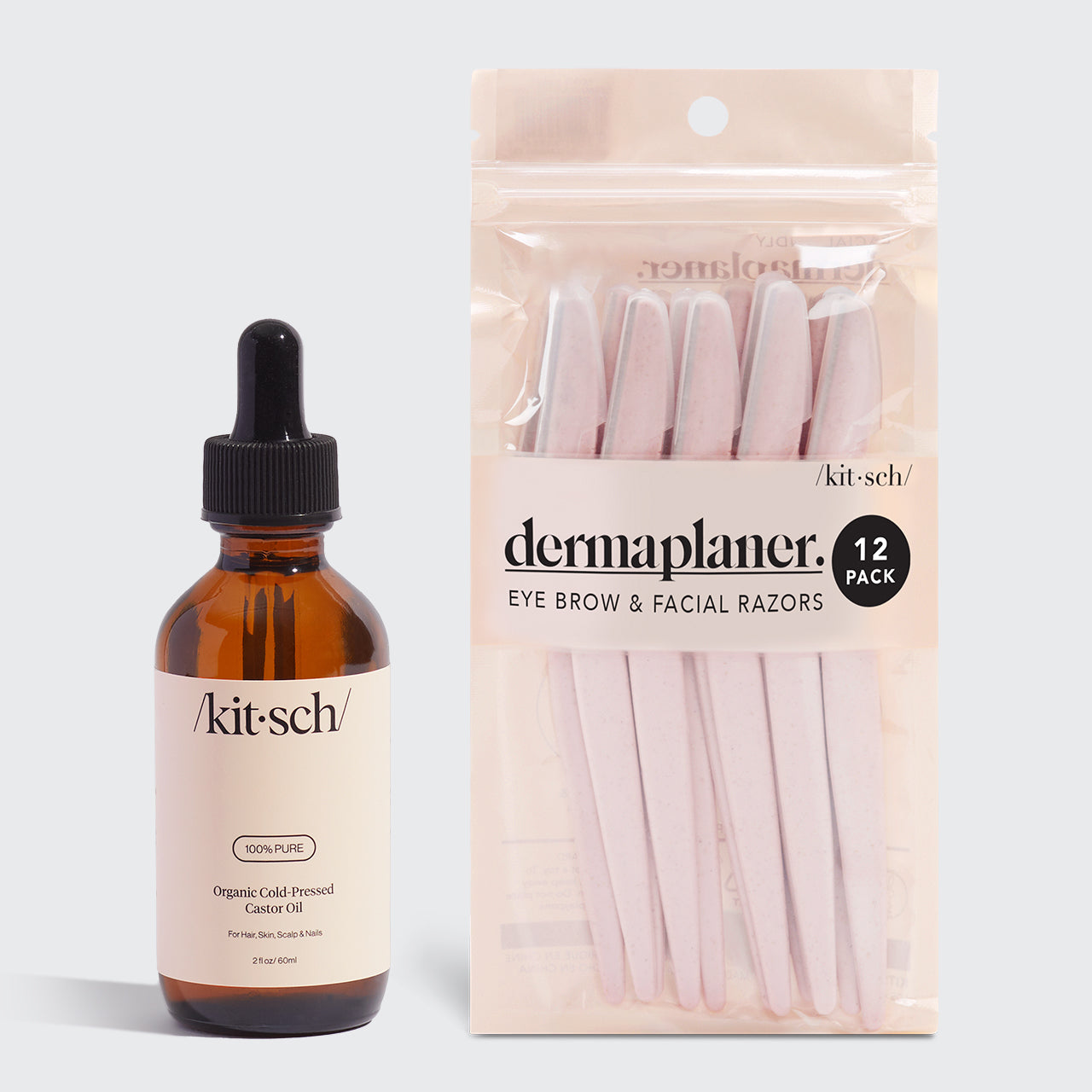 100% Castor Oil 2oz + Dermaplaner écologique GRATUIT