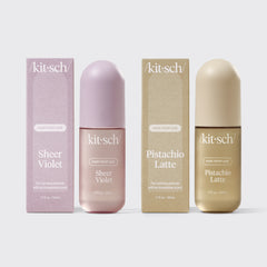 Sonntag am Markt Duo: Helles Violett und Pistachio Latte