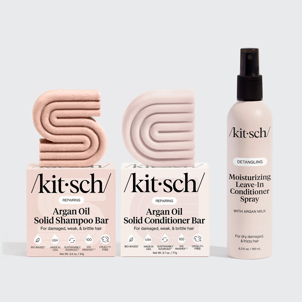 Pack de Champú y Acondicionador de argán + Acondicionador sin aclarado