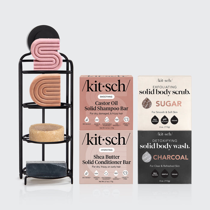 Stellen Sie Ihr Shampoo-Set zusammen – inkl. GRATIS selbstentleerendem Duschkorb