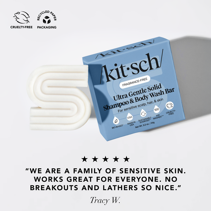 Shampooing et gel douche ultra-sensible