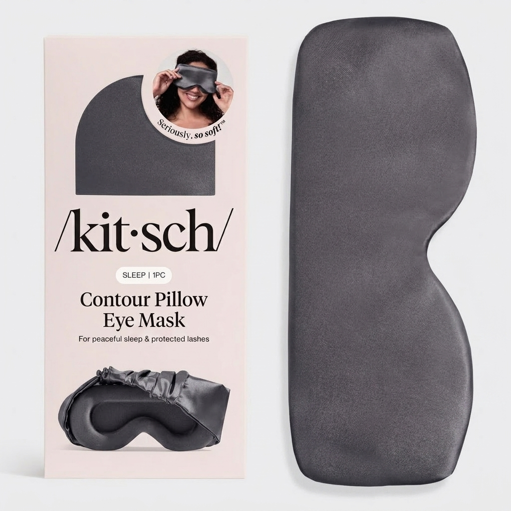 Antifaz contorneado tipo almohada color gris marengo