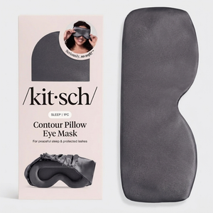 Antifaz contorneado tipo almohada color gris marengo