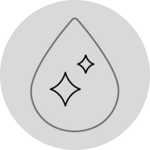 Amaze droplet with sparkle